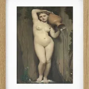 Jean-Auguste Dominique Ingres – Der Frühling  1856 | Giclée Kunstdruck gerahmt