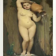Jean-Auguste Dominique Ingres – Der Frühling  1856 | Giclée Kunstdruck gerahmt