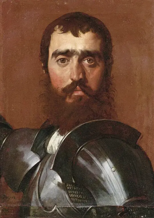 Jean Auguste Dominique Ingres | Kondottiéren - 1821 | Indrammet kunsttryk | Klassicisme | formida