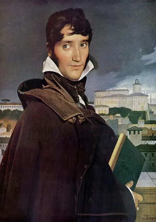 Jean Auguste Dominique Ingres | François Marius Granet - 1807 | Indrammet kunsttryk | Klassicisme | formida
