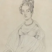 Jean Auguste Dominique Ingres | Fru Edward Dodwell - 1817 | Indrammet kunsttryk | Klassicisme | formida