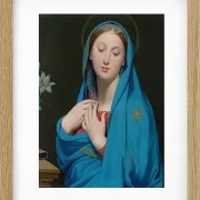 Jean-Auguste Dominique Ingres – Jungfrau der Adoption  1820 | Giclée Kunstdruck gerahmt