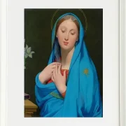 Jean-Auguste Dominique Ingres – Jungfrau der Adoption  1820 | Giclée Kunstdruck gerahmt