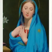 Jean-Auguste Dominique Ingres – Jungfrau der Adoption  1820 | Giclée Kunstdruck gerahmt