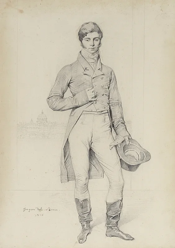 Jean Auguste Dominique Ingres | Lord Grantham – 1816 | Indrammet kunsttryk | Klassicisme | formida