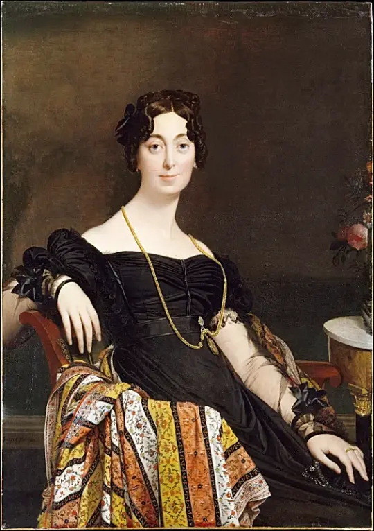 Jean Auguste Dominique Ingres | Madame Jacques-Louis Leblanc - 1823 | Indrammet kunsttryk | Klassicisme | formida