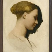 Jean-Auguste Dominique Ingres – Madame Edmond  1831 | Giclée Kunstdruck gerahmt