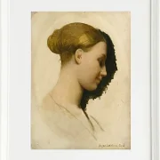 Jean-Auguste Dominique Ingres – Madame Edmond  1831 | Giclée Kunstdruck gerahmt