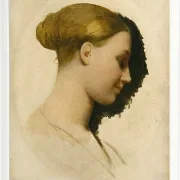 Jean-Auguste Dominique Ingres – Madame Edmond  1831 | Giclée Kunstdruck gerahmt