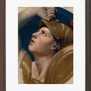 Jean-Auguste Dominique Ingres – Mars  1864 | Giclée Kunstdruck gerahmt