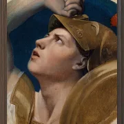 Jean-Auguste Dominique Ingres – Mars  1864 | Giclée Kunstdruck gerahmt