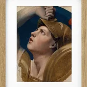 Jean-Auguste Dominique Ingres – Mars  1864 | Giclée Kunstdruck gerahmt