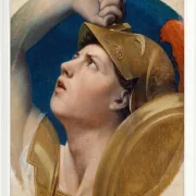 Jean-Auguste Dominique Ingres – Mars  1864 | Giclée Kunstdruck gerahmt