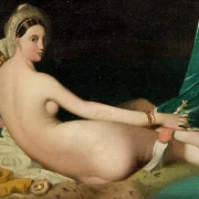 Jean Auguste Dominique Ingres | Odalisque - 1830 | Indrammet kunsttryk | Klassicisme | formida