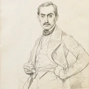 Jean Auguste Dominique Ingres | Alphonse Hennet de Goutel - 1846 | Indrammet kunsttryk | Klassicisme | formida