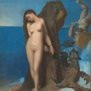 Jean-Auguste Dominique Ingres – Perseus und Andromeda  1819 | Giclée Kunstdruck gerahmt