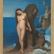Jean-Auguste Dominique Ingres – Perseus und Andromeda  1819 | Giclée Kunstdruck gerahmt