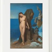 Jean-Auguste Dominique Ingres – Perseus und Andromeda  1819 | Giclée Kunstdruck gerahmt