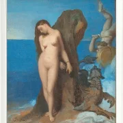 Jean-Auguste Dominique Ingres – Perseus und Andromeda  1819 | Giclée Kunstdruck gerahmt
