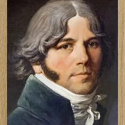Jean-Auguste Dominique Ingres – Porträt von Jean-Marie-Joseph Ingres  1804 | Giclée Kunstdruck gerahmt