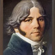 Jean-Auguste Dominique Ingres – Porträt von Jean-Marie-Joseph Ingres  1804 | Giclée Kunstdruck gerahmt
