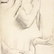 Jean Auguste Dominique Ingres | Studie af hænder - 1842 | Indrammet kunsttryk | Klassicisme | formida