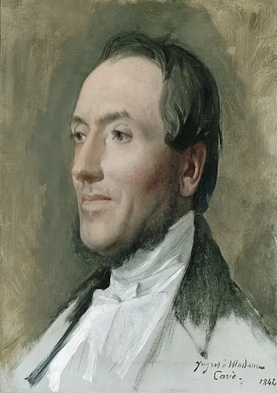 Jean Auguste Dominique Ingres | Edmond Cavé - 1844 | Indrammet kunsttryk | Klassicisme | formida