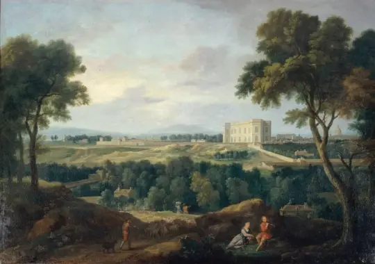 Jean-François Millet | Observatoriet og omgivelserne – 1810 | Indrammet kunsttryk | Realisme