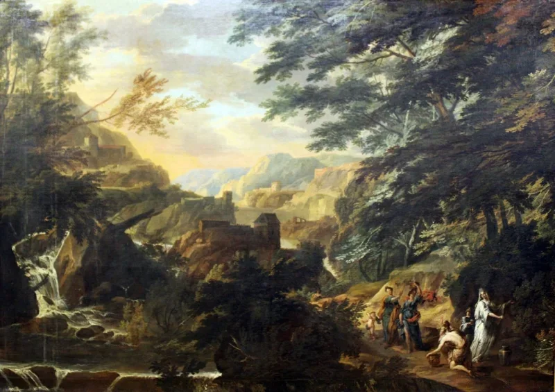Jean-François Millet | Landskab – 1870 | Indrammet kunsttryk | Realisme