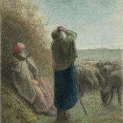 Jean-François Millet – Der Flug der Wildgänse 1862 | Giclée Kunstdruck gerahmt