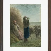 Jean-François Millet – Der Flug der Wildgänse 1862 | Giclée Kunstdruck gerahmt