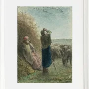 Jean-François Millet – Der Flug der Wildgänse 1862 | Giclée Kunstdruck gerahmt