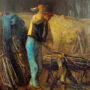 Jean-François Millet | Brændekløveren – 1801 | Indrammet kunsttryk | Realisme