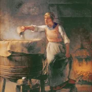 Jean-François Millet | Der Kessel - 1853 | Gerahmter Kunstdruck | Realismus