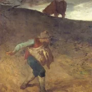 Jean-François Millet | Såmanden – 1847 | Indrammet kunsttryk | Realisme