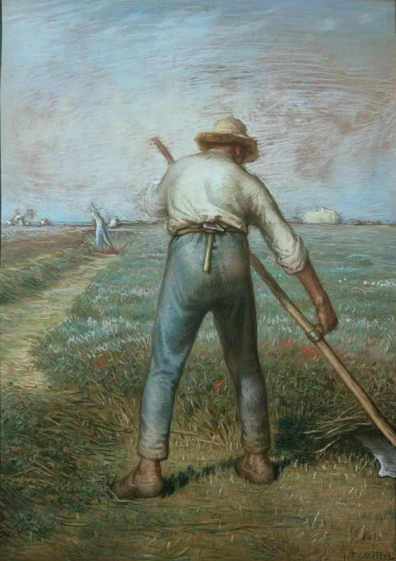 Jean-François Millet | Der Schnitter - 1868 | Gerahmter Kunstdruck | Realismus