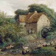 Jean-François Millet | Den gamle mølle – 1870 | Indrammet kunsttryk | Realisme