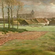 Jean-François Millet | Kirken i Chailly – 1868 | Indrammet kunsttryk | Realisme