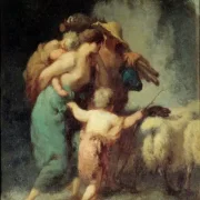 Jean-François Millet | Hjordens tilbagevenden – 1874 | Indrammet kunsttryk | Realisme