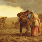 Jean-François Millet | Kartoffelhøsten – 1855 | Indrammet kunsttryk | Realisme
