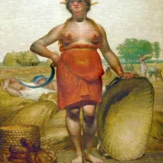 Jean-François Millet | Sommeren - 1866 | Indrammet kunsttryk | Realisme