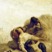 Jean-François Millet | De sovende høstfolk – 1848 | Indrammet kunsttryk | Realisme