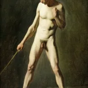 Jean-François Millet | Aktstudie – 1850 | Gerahmter Kunstdruck | Realismus