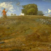 Jean-François Millet | I Auvergne - 1866 | Indrammet kunsttryk | Realisme
