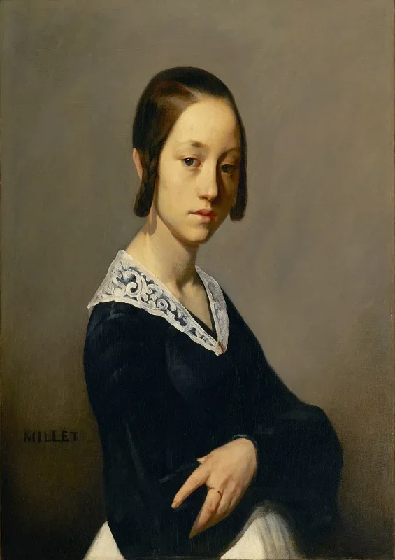 Jean-François Millet | Louise-Antoinette Feuardent - 1850 | Indrammet kunsttryk | Realisme