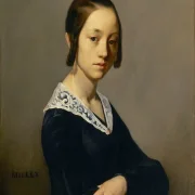 Jean-François Millet | Louise-Antoinette Feuardent - 1850 | Indrammet kunsttryk | Realisme