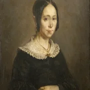 Jean-François Millet | Madame Frigot – 1841 | Indrammet kunsttryk | Realisme