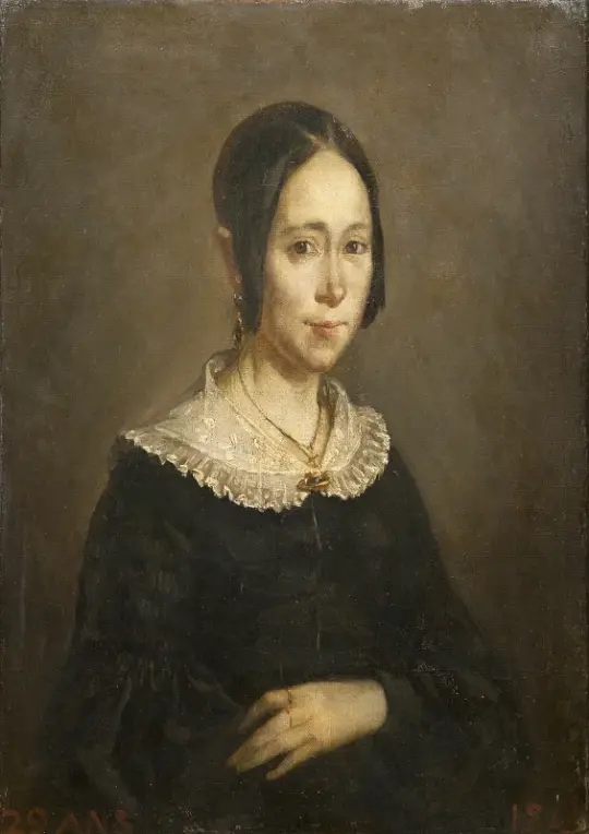 Jean-François Millet | Madame Frigot – 1841 | Indrammet kunsttryk | Realisme