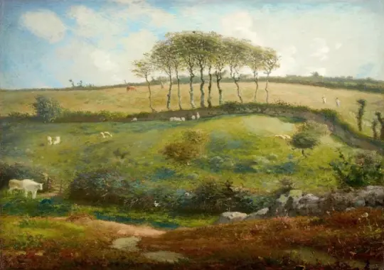 Jean-François Millet | Pil nær Cherbourg - 1871 | Indrammet kunsttryk | Realisme