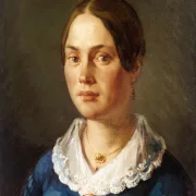 Jean-François Millet | Portræt af Madame Martin - 1840 | Indrammet kunsttryk | Realisme